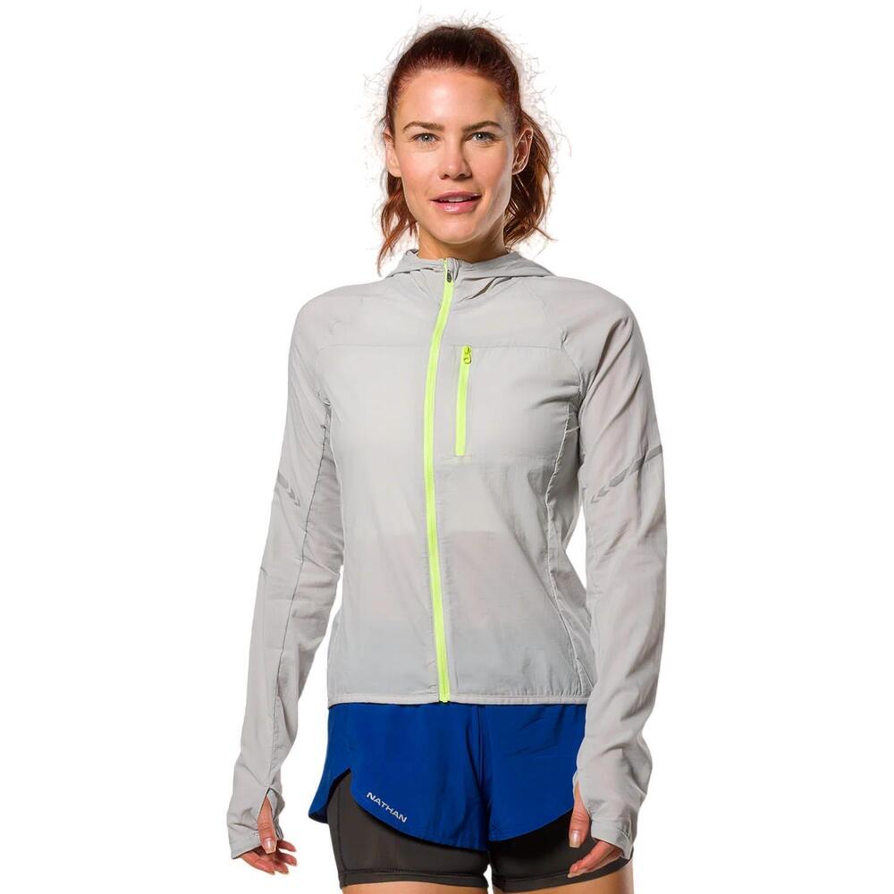 NEW NATHAN SPORTS stealth jacket 2.0 in grey mist